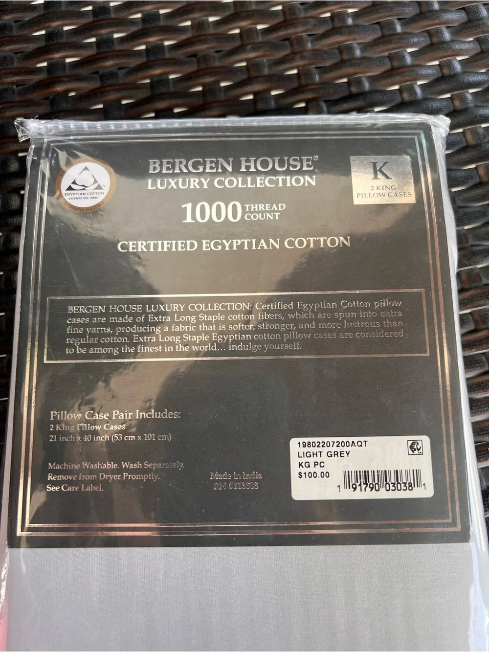 ✨New Bergen House Luxury Collection 1000 Thread Count King Pillowcases✨